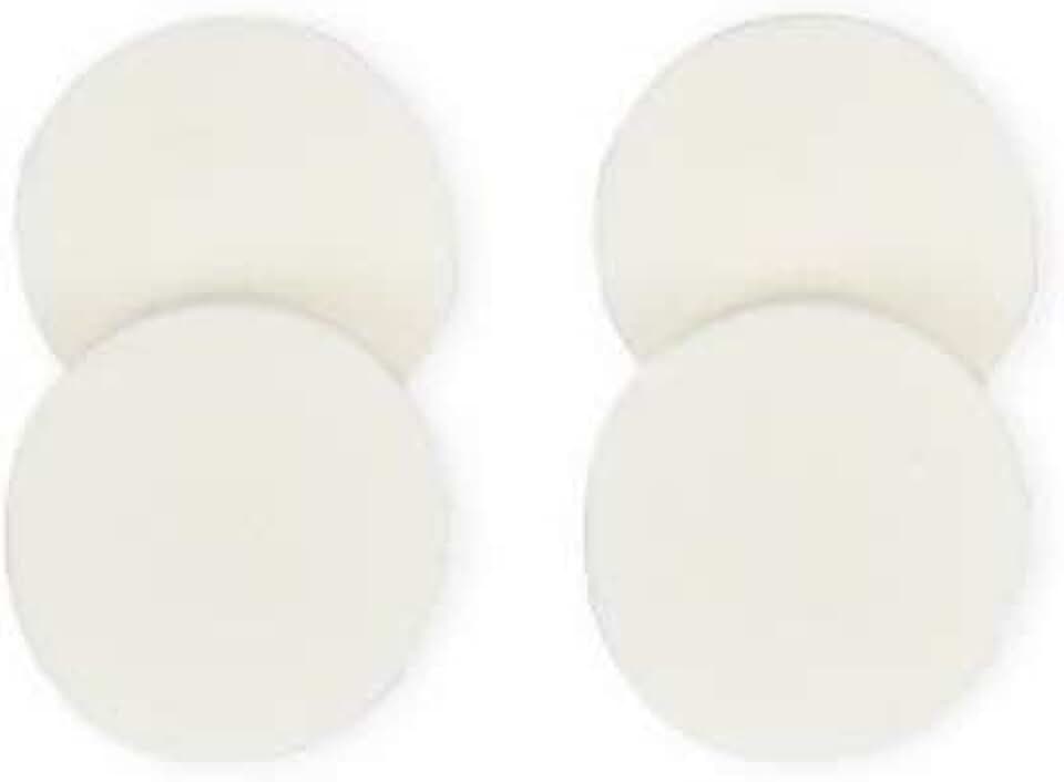 White replacement sponge heads for blending tools, 4-pack