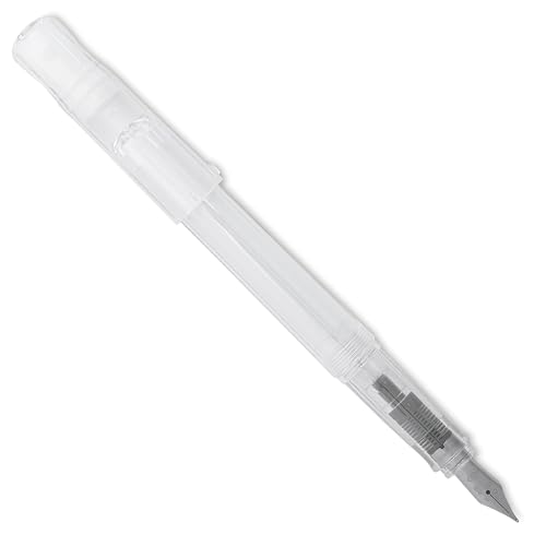 Kakuno Fountain Pen with Clear Barrel and Medium Nib