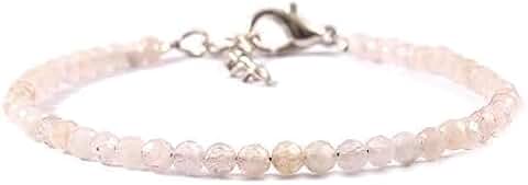 Handmade Beaded Bracelet for Women with May Birthstone