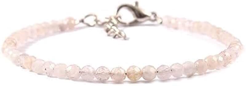 Handmade Beaded Bracelet for Women with May Birthstone