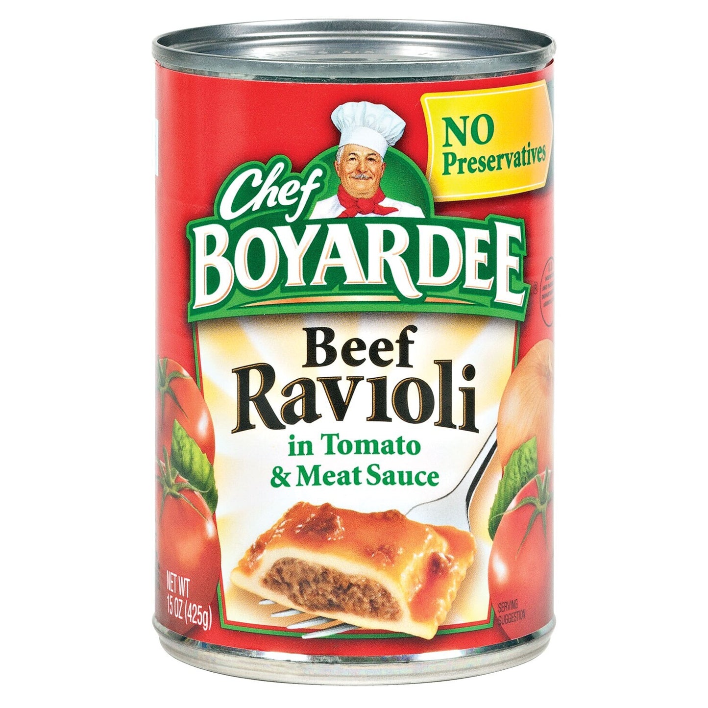 Chef Boyardee Beef Ravioli, 15 oz. Cans (Pack of 12)
