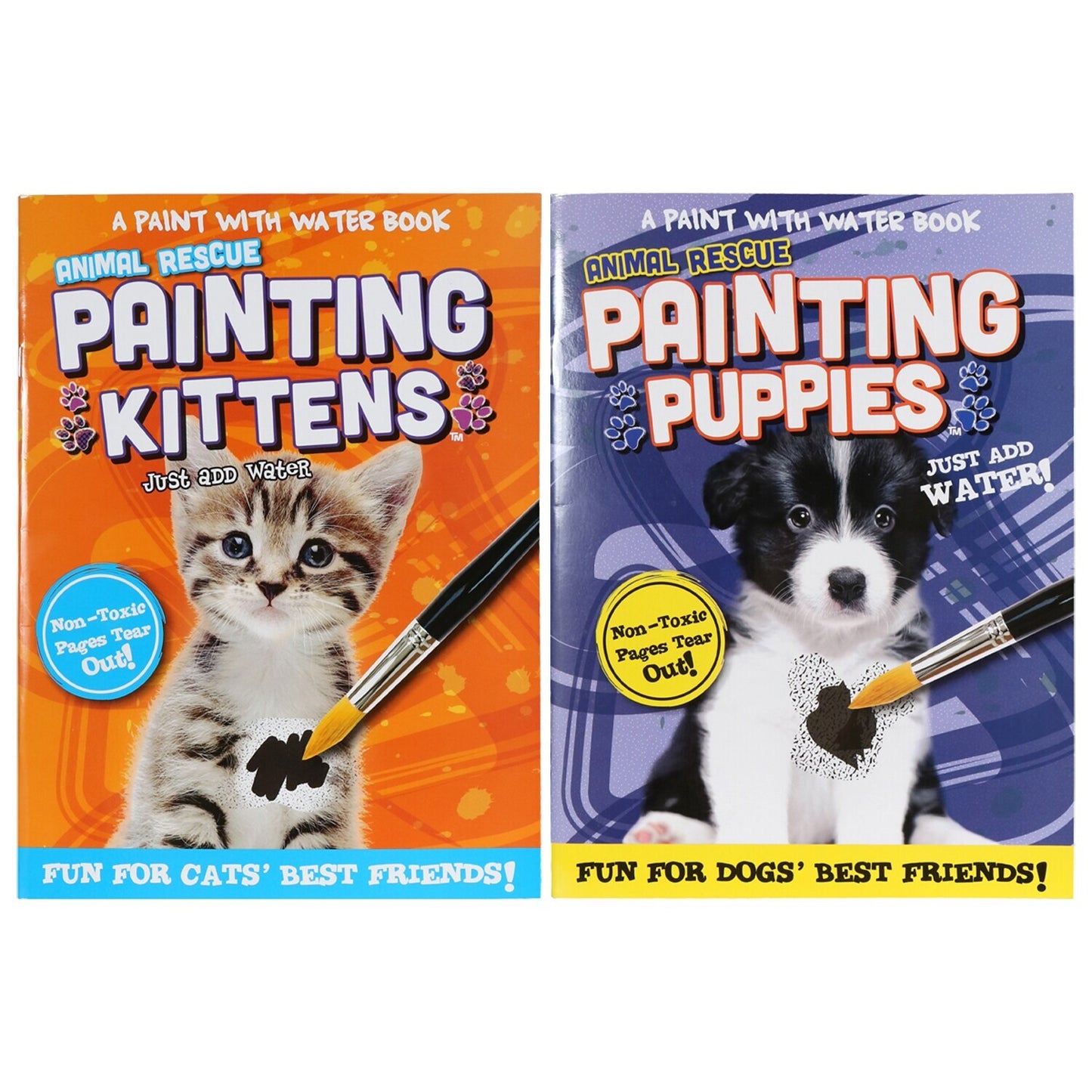 Paint with Water Books for Kids (Pack of 24)