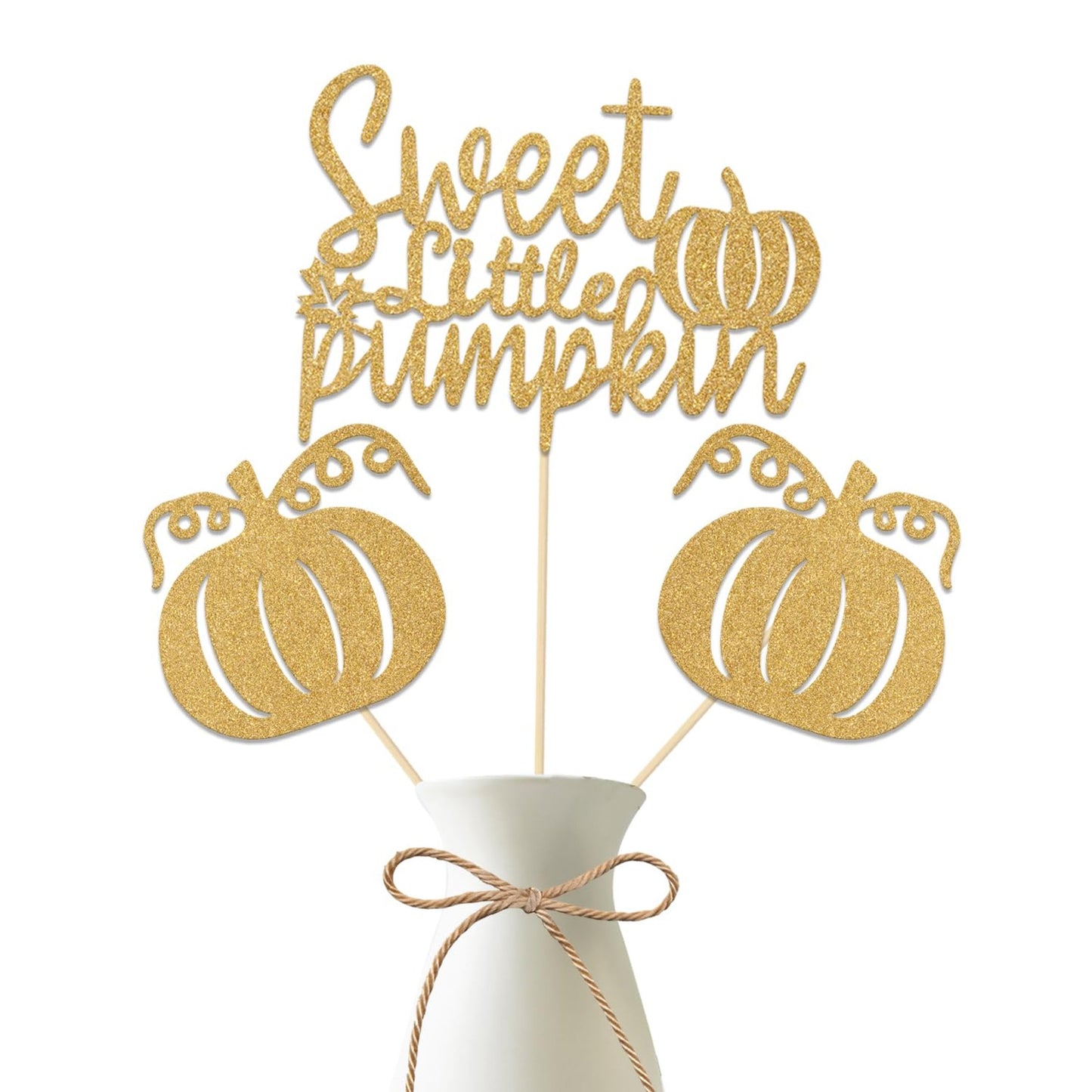 Sweet Little Pumpkin Centerpiece Sticks for Fall Parties