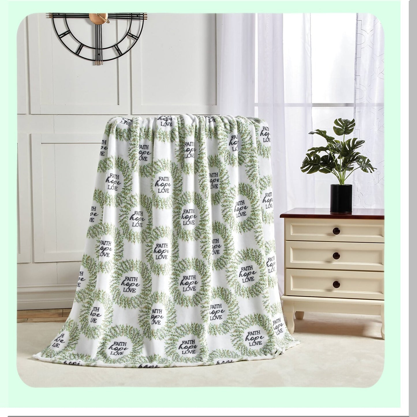 Ultimate Comfort Oversized Plush Throw Blanket 50" x 70" - Cozy, Soft, and Luxurious"