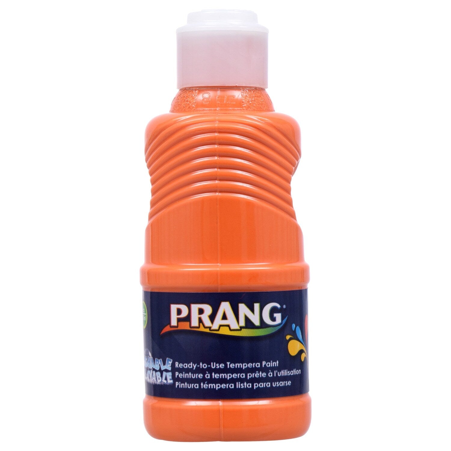Prang Tempera Orange Paints, 8 oz. (Pack of 6)