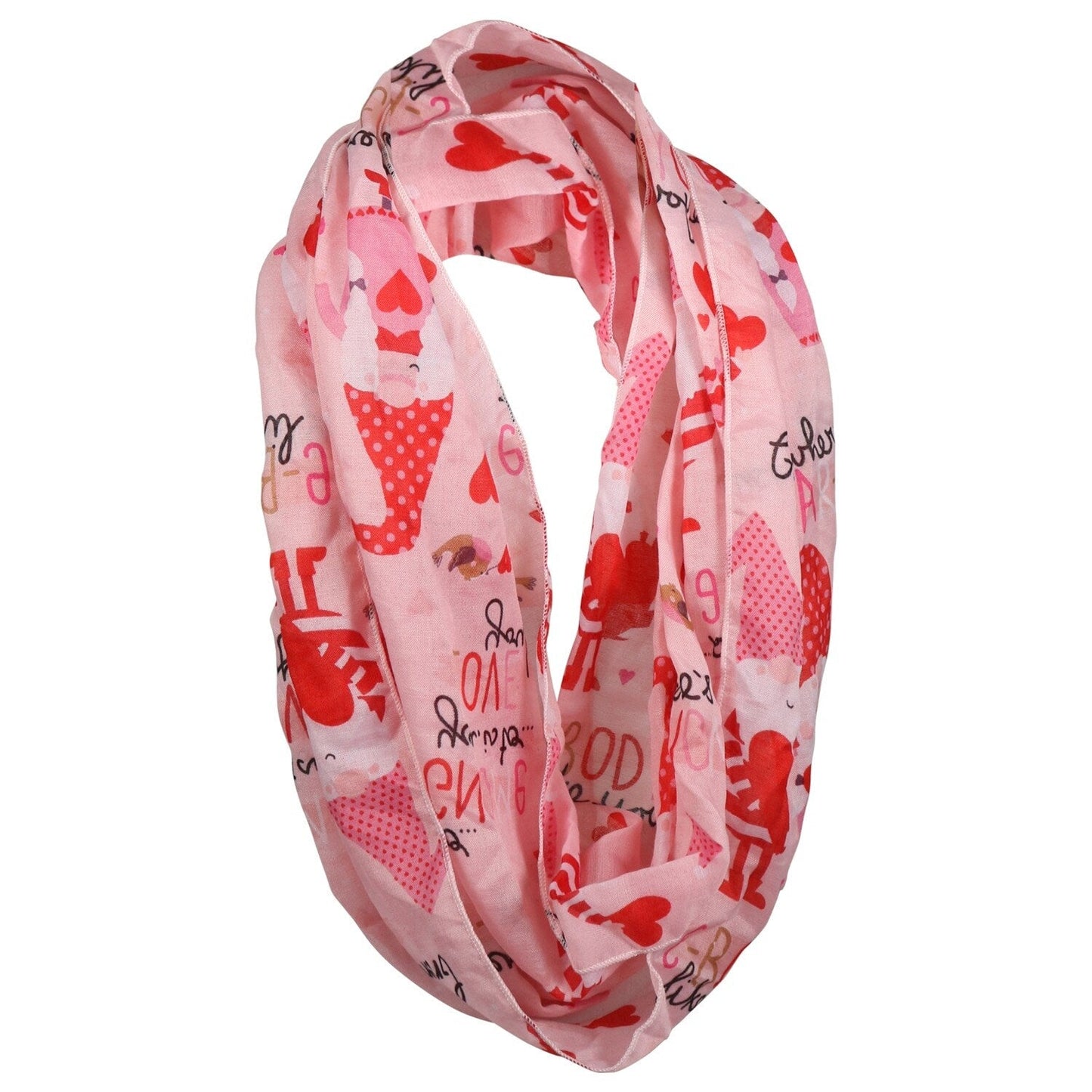 Valentines Day Infinity Scarves, 68 in. (Pack of 36)