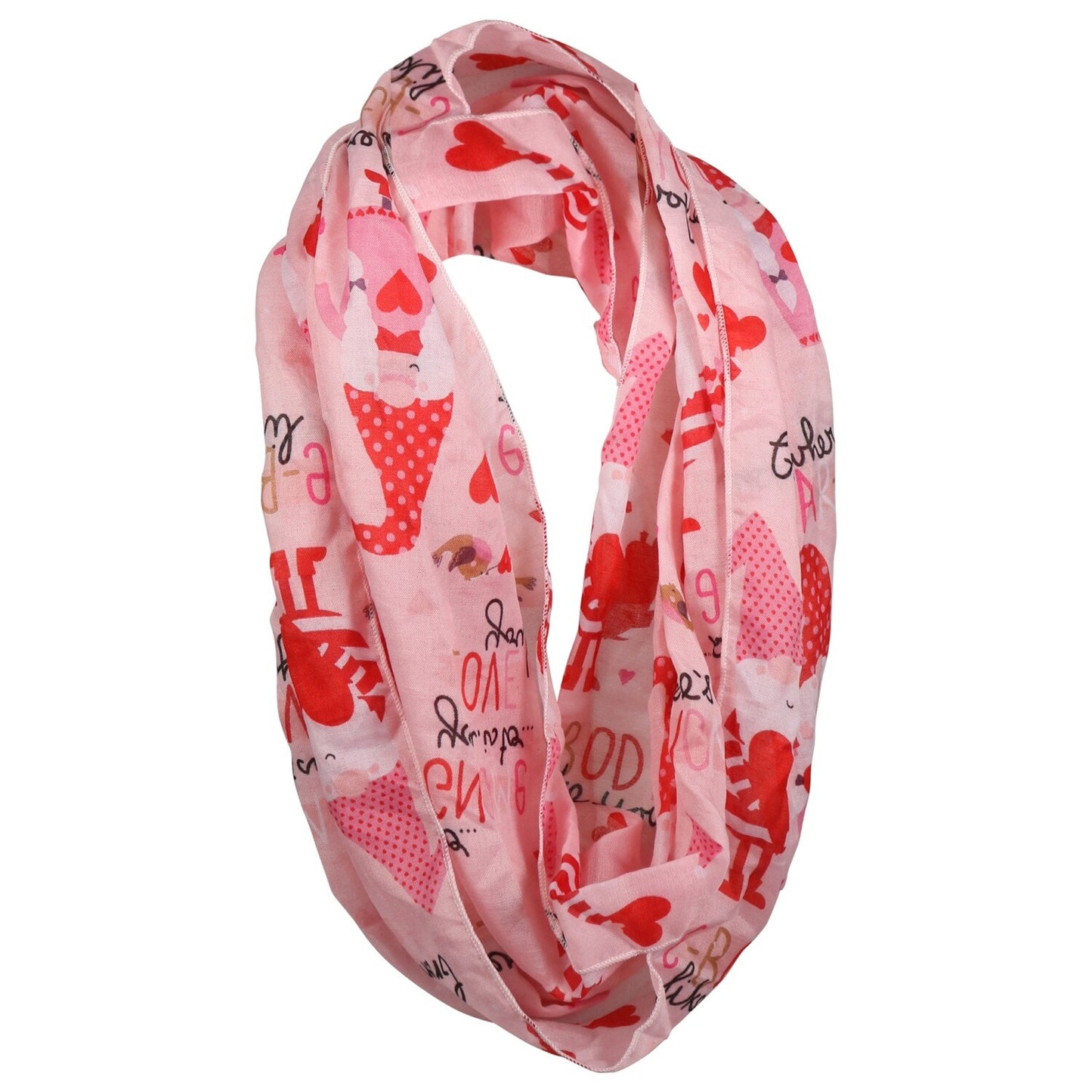 Valentines Day Infinity Scarves, 68 in. (Pack of 36)