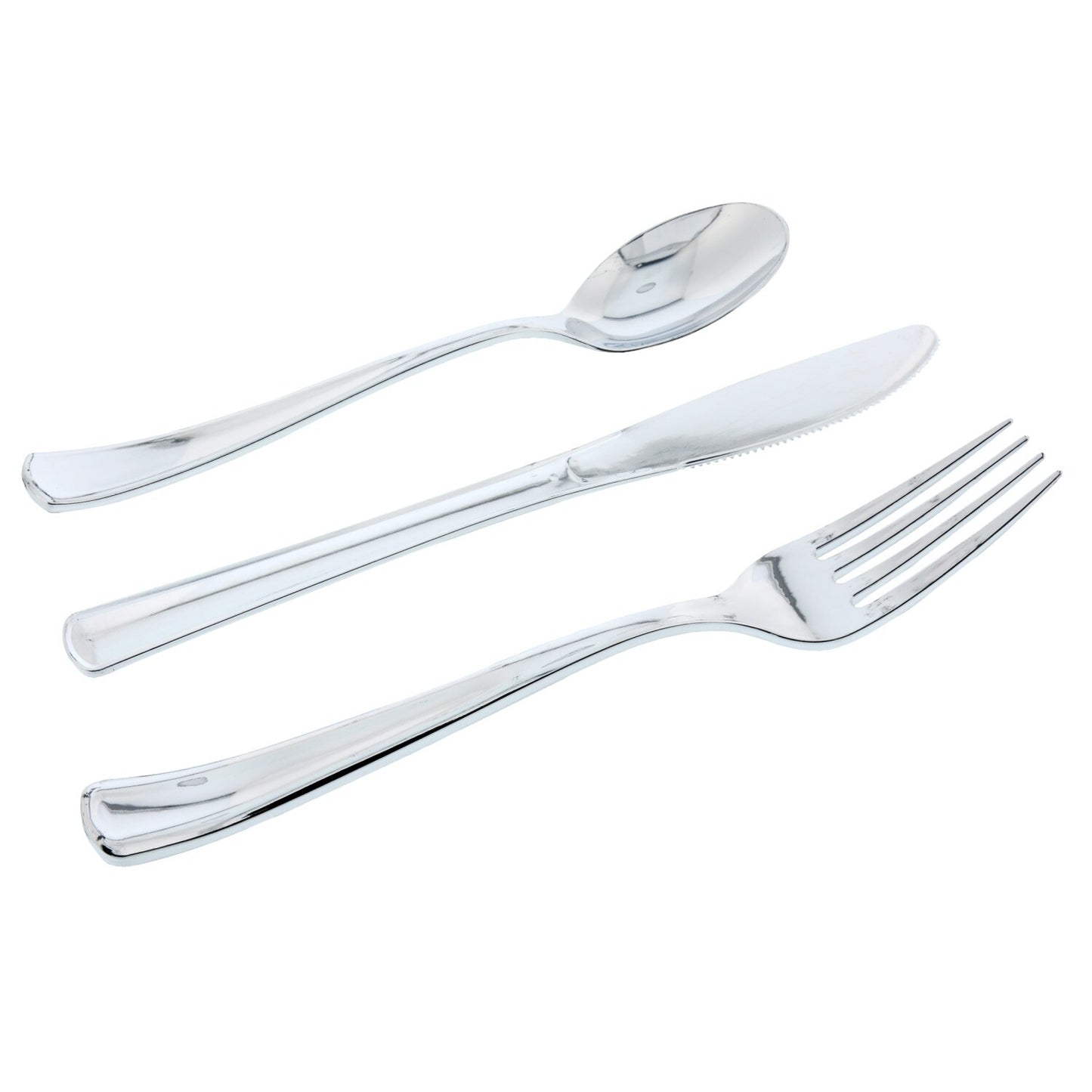 Silver Plastic Utensils, 12-ct. Packs (Pack of 36)