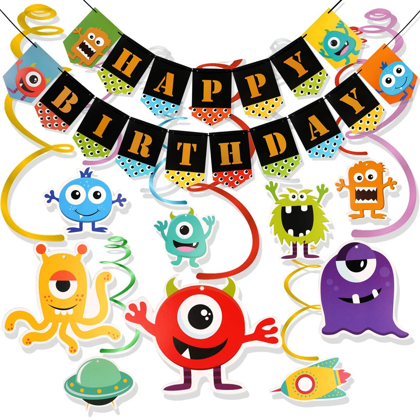 Monster Bash Birthday Decorations for Kids Party