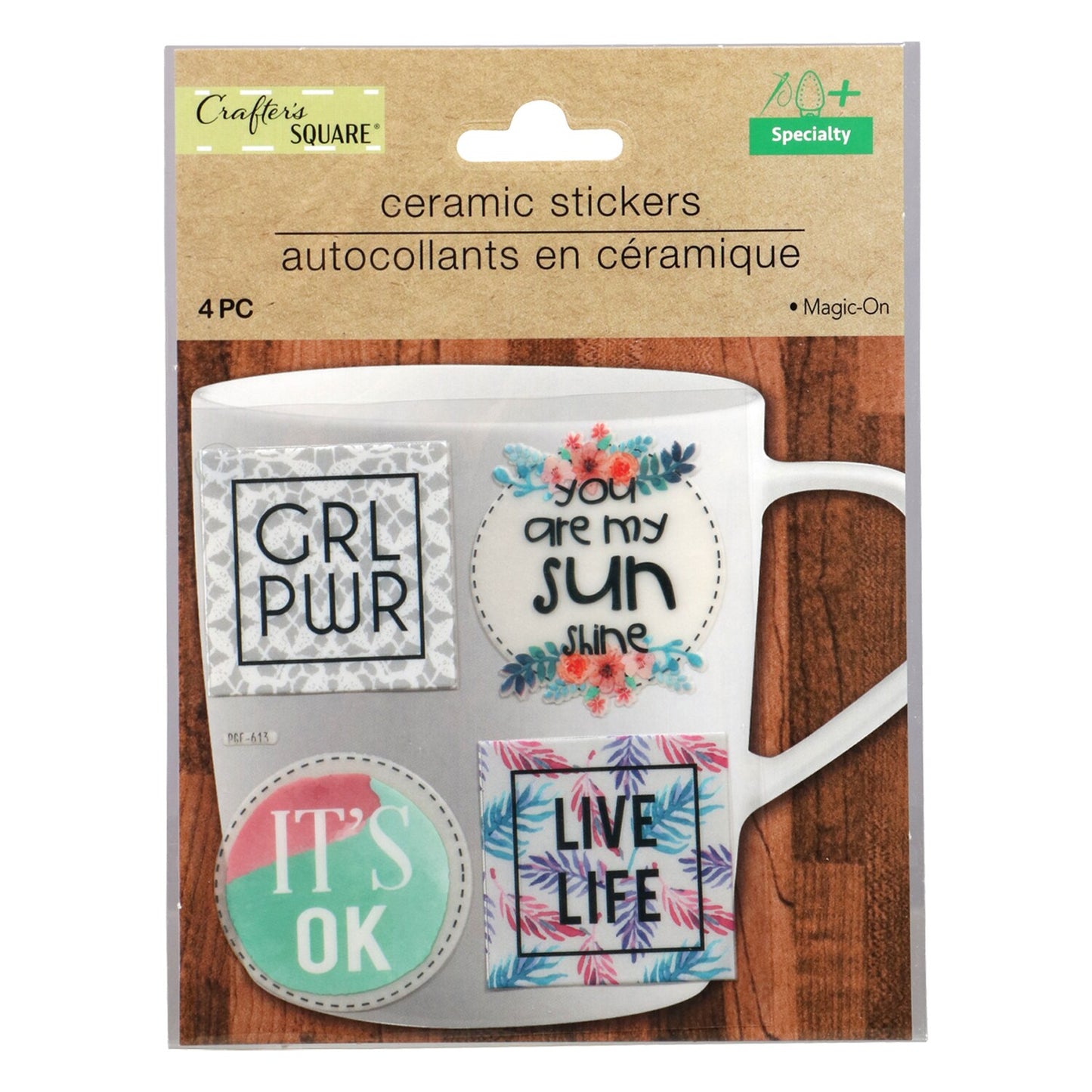 Crafter's Square Water & Heat Resistant Stickers, 4-ct. Sets (Pack of 36)