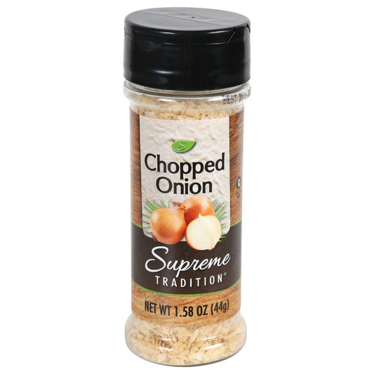Supreme Tradition Chopped Onion, 1.58-oz. Bottles (Pack of 12)