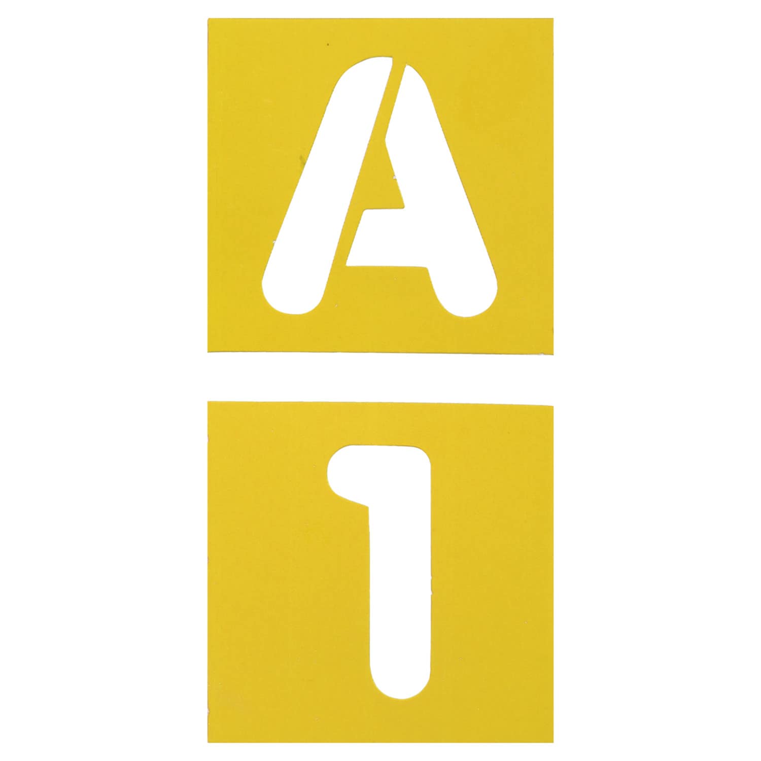 Jot Stencil Letters and Numbers, 2.875x2.875 in. (Pack of 36)