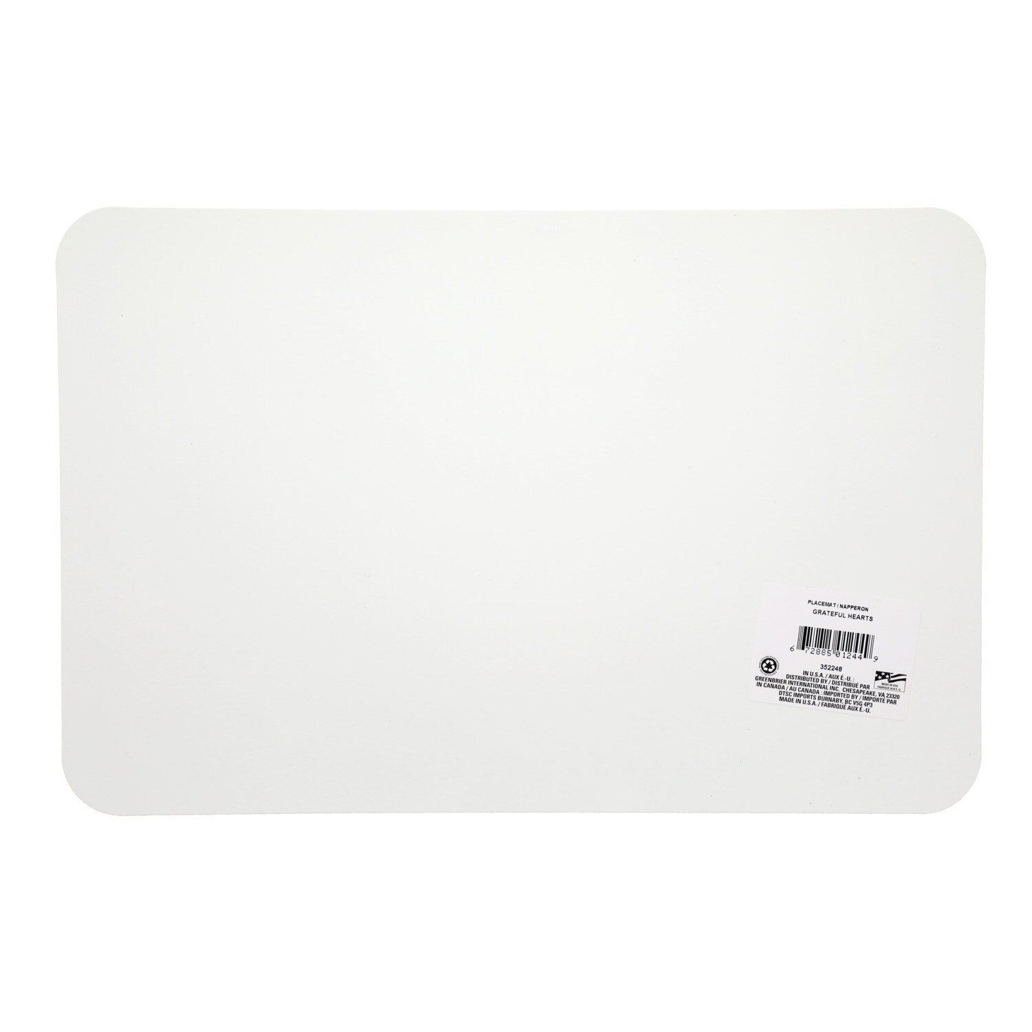 Grateful Hearts Themed Placemats, 11.25x17.125-in. (Pack of 18)