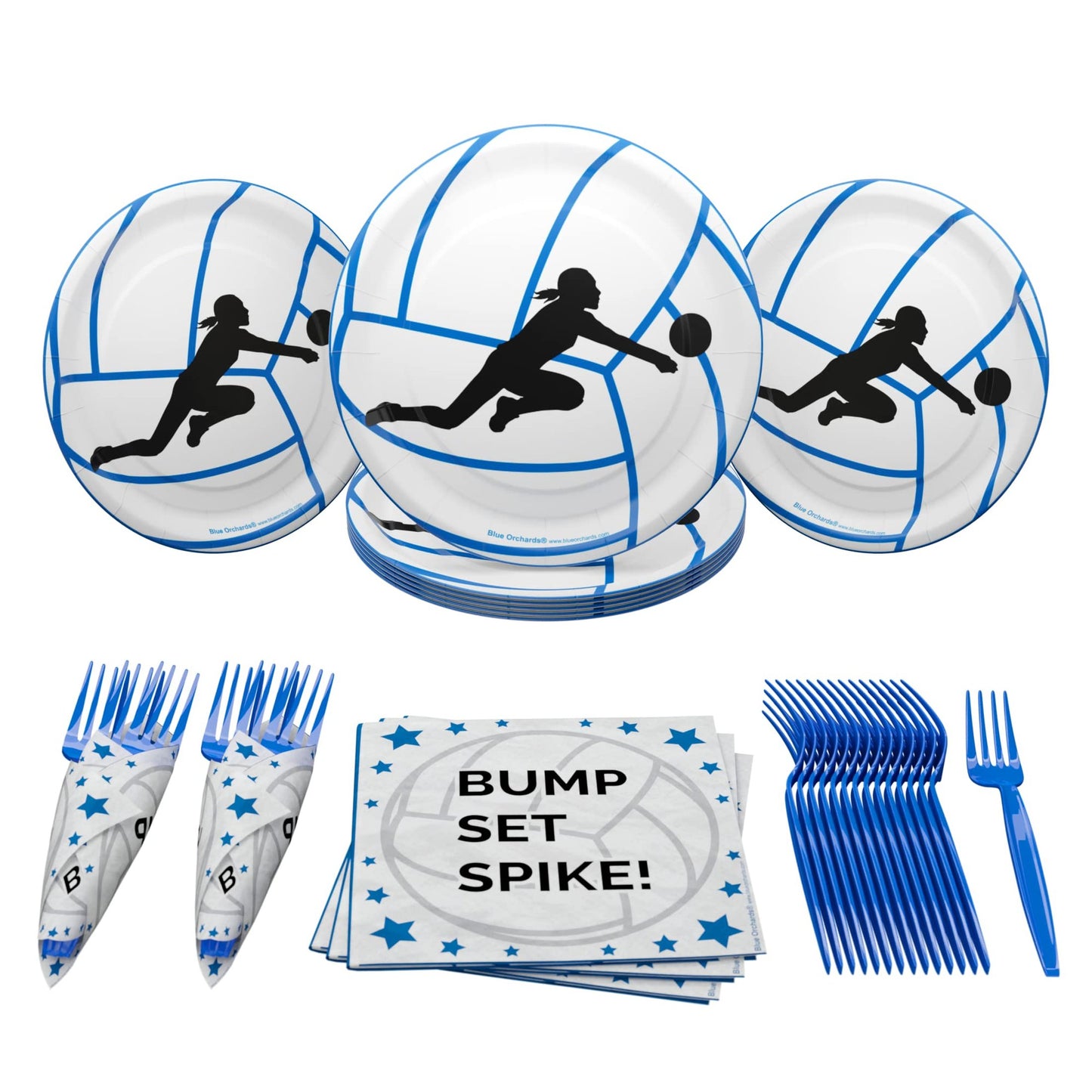 Volleyball Party Supplies Pack for 16 Guests