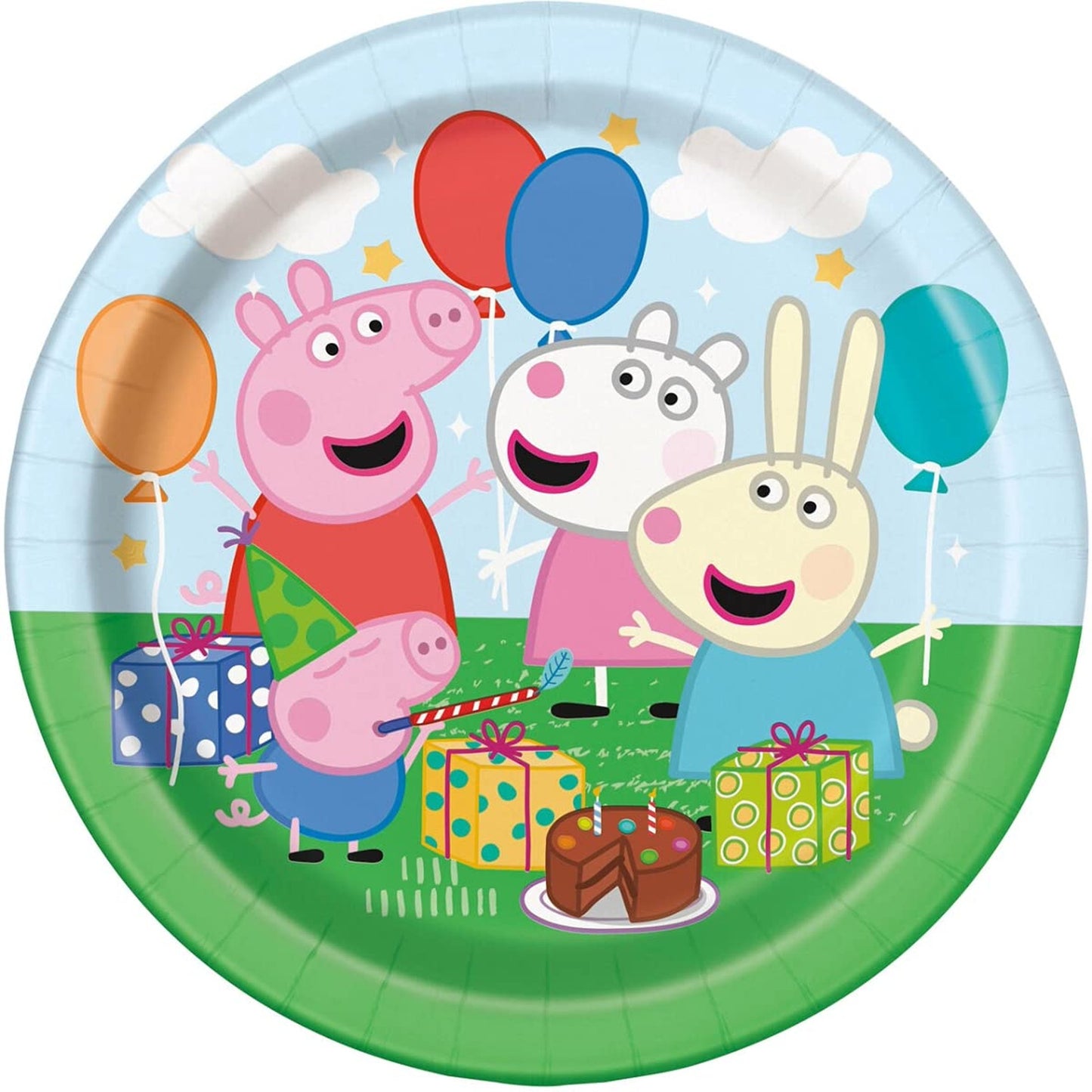 Peppa Pig Dessert Plates 7in, Pack of 8
