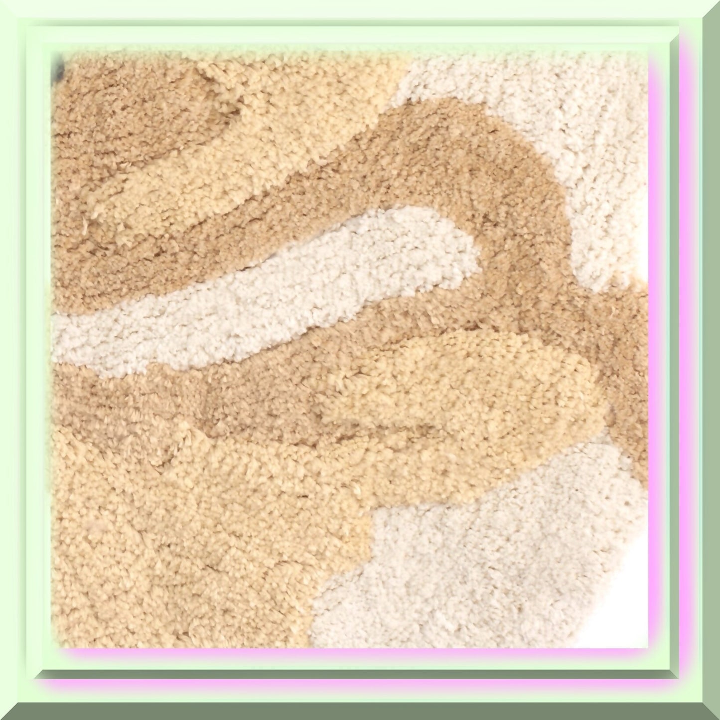 Cotton Bath Mat with Non-Slip Backing 27x28