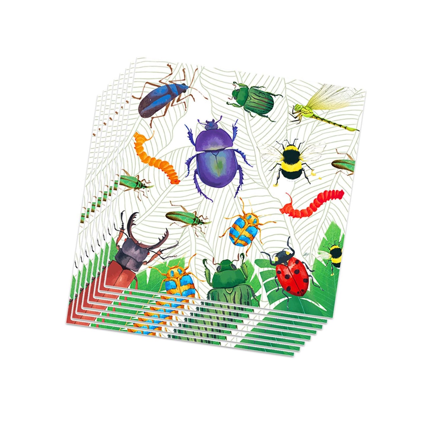 Bug Party Paper Napkins for Insect Theme Celebrations