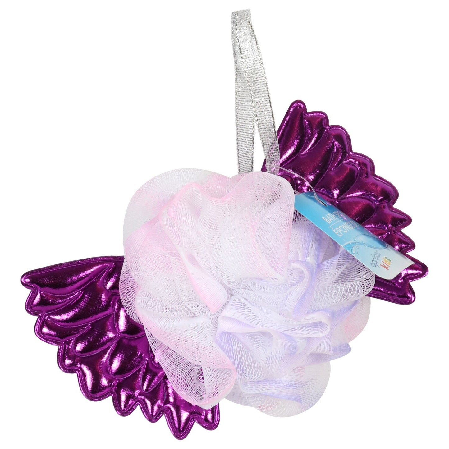 April Bath & Shower Children's Angel Wing Mesh Sponge, 8.5x6.5x4.5 in. (Pack 48)