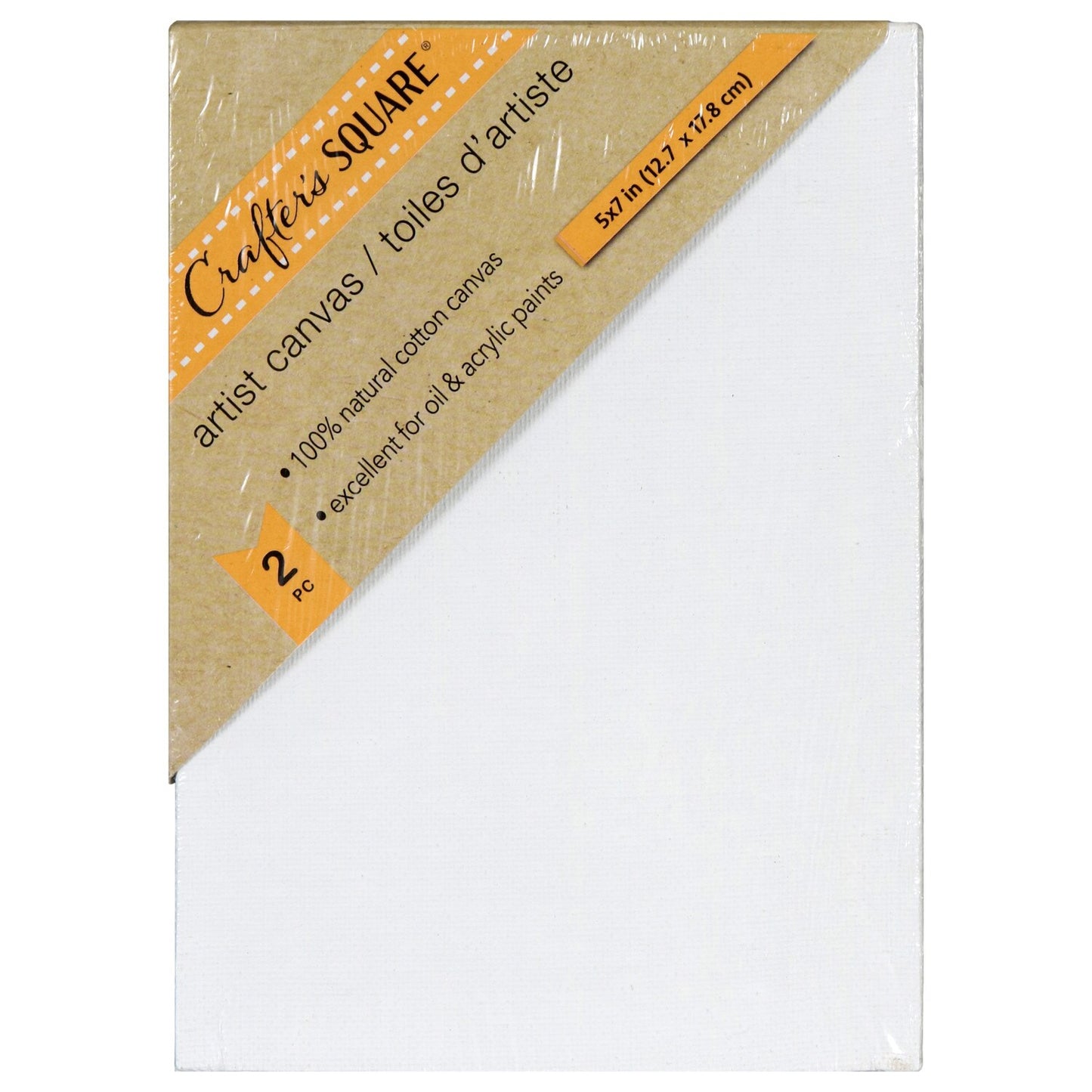 Crafter's Square White Artist Canvases, 2-ct. Packs (Pack of 24)