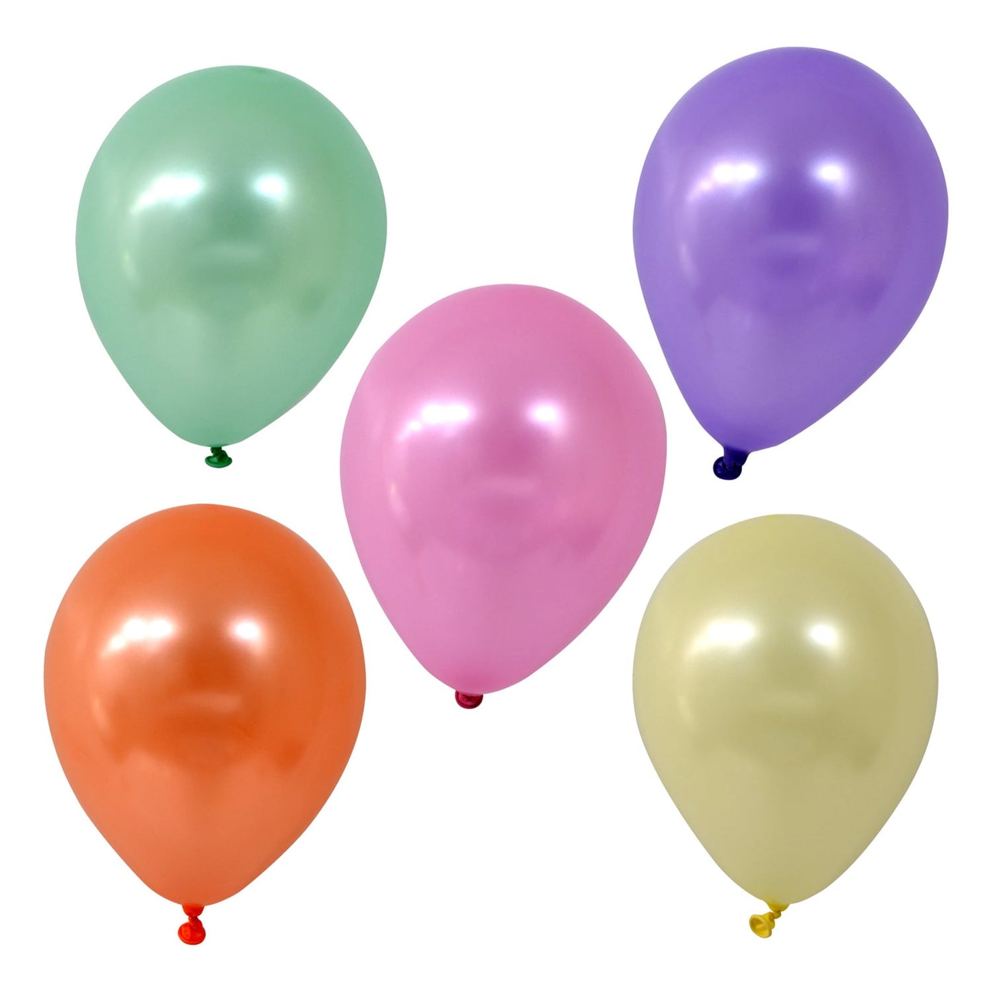 Colorful Pearlescent Latex Balloons, 25-ct. Packs (Pack of 4)