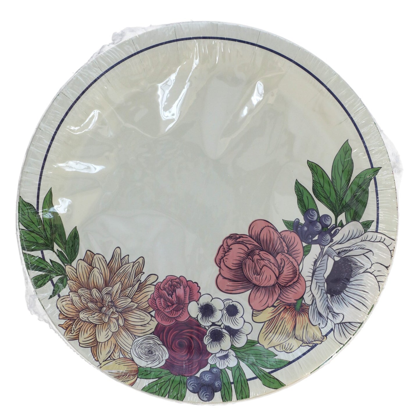 Farmhouse Floral Party 7-in. Round Paper Plates, 20-ct. Packs (Pack of 12)