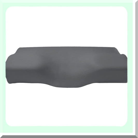 OrthoSilk ErgoCerv Dark Grey Pillowcase - Mulberry Silk Cover for Memory Foam Pillow - Orthopedic Sleep Support - 24" x 15" x 4.7"