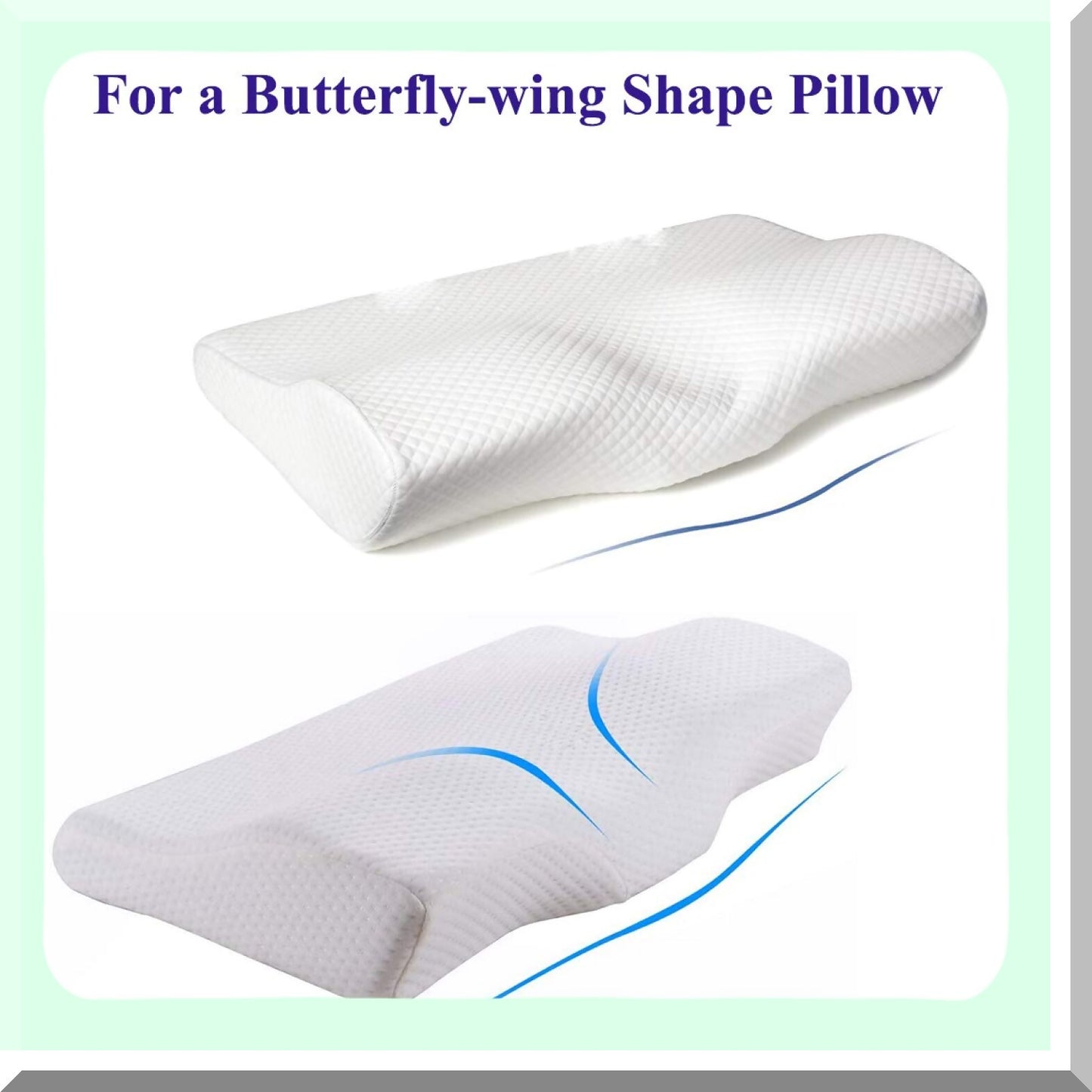 OrthoSilk ErgoCerv Dark Grey Pillowcase - Mulberry Silk Cover for Memory Foam Pillow - Orthopedic Sleep Support - 24" x 15" x 4.7"