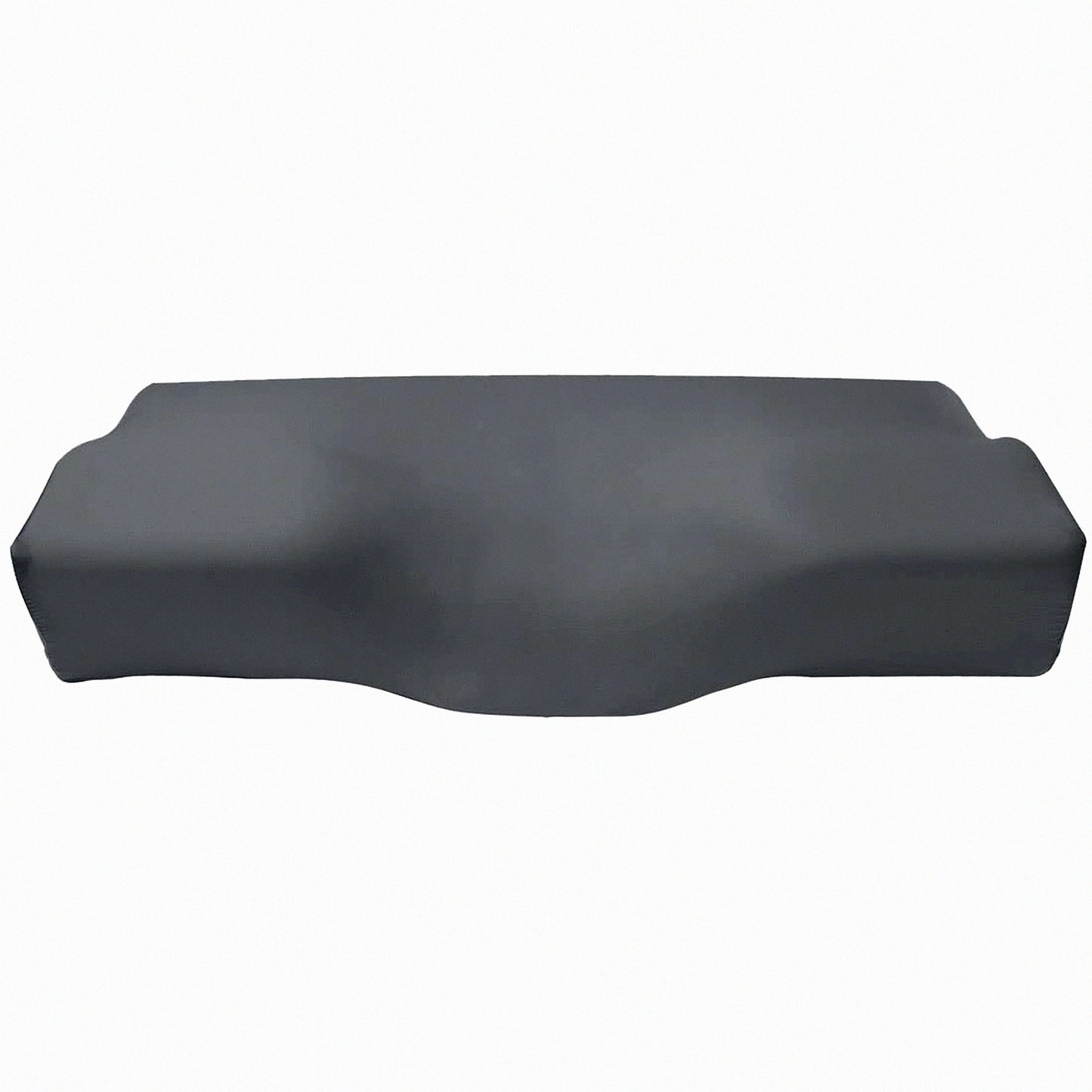 OrthoSilk ErgoCerv Dark Grey Pillowcase - Mulberry Silk Cover for Memory Foam Pillow - Orthopedic Sleep Support - 24" x 15" x 4.7"