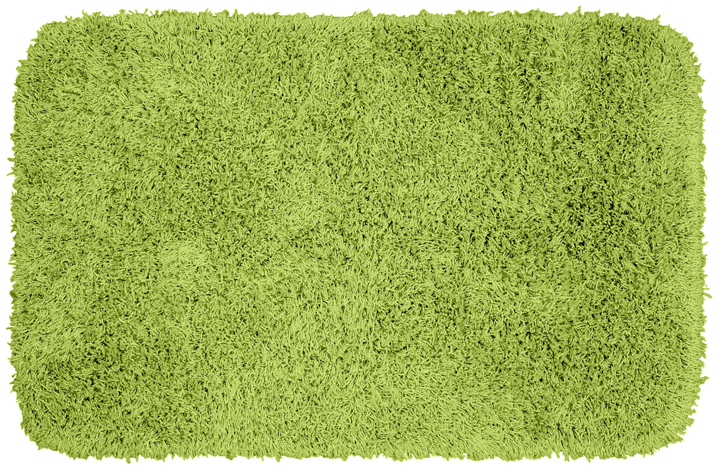 Shaggy Nylon Bath Rug 24x40 Lime Green