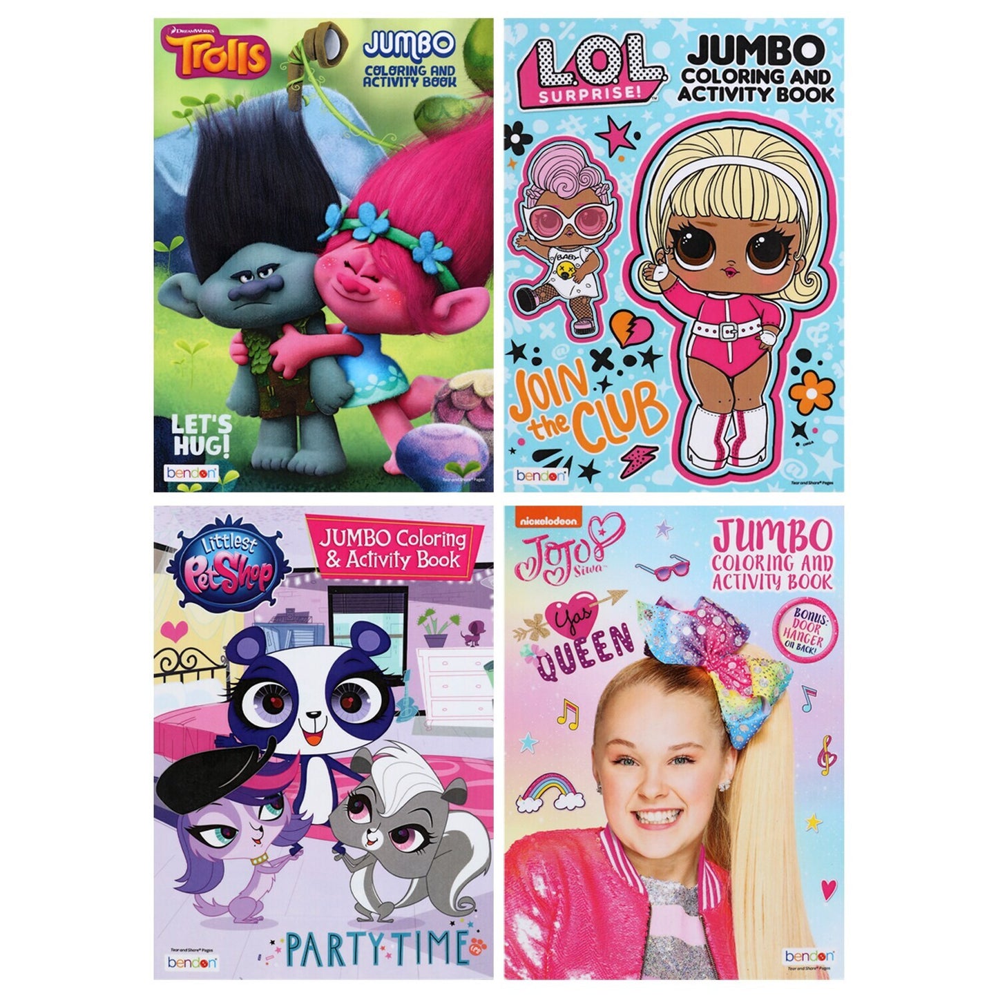 Character Jumbo Coloring and Activity Books (Pack of 20)