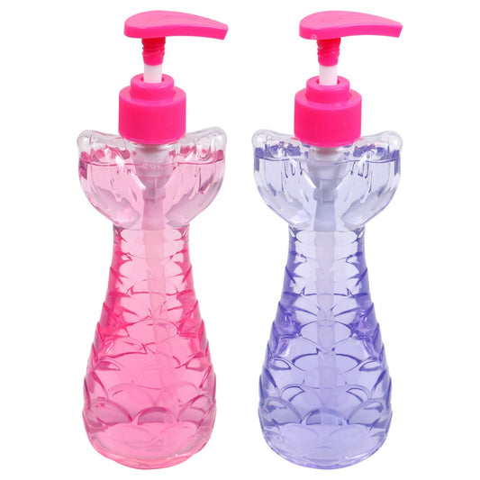 Mermaid Tail Shaped Plastic Hand Soap Dispensers (Pack of 24)