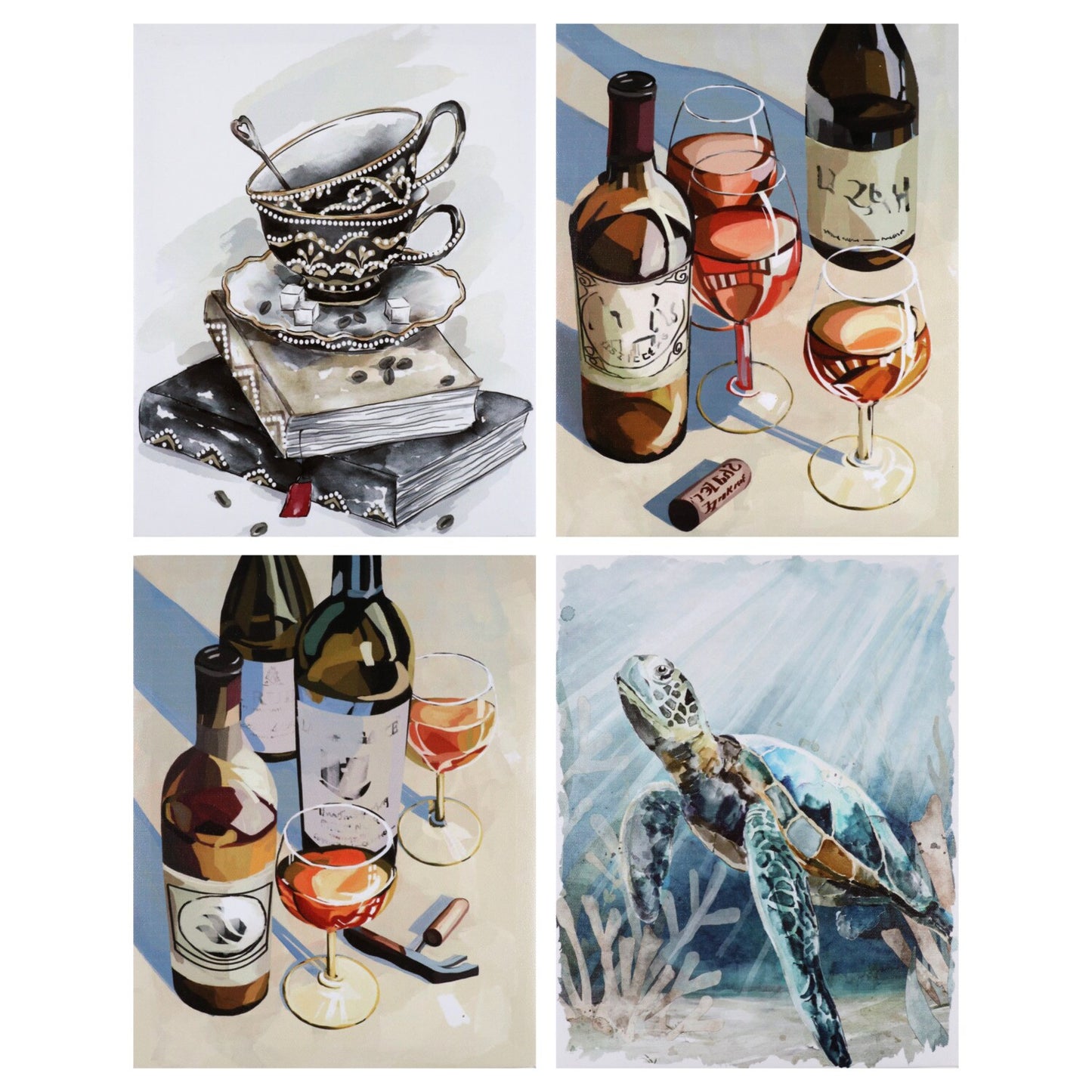 Decorative Canvas Prints, 5.875x8.625-in. (Pack of 22)