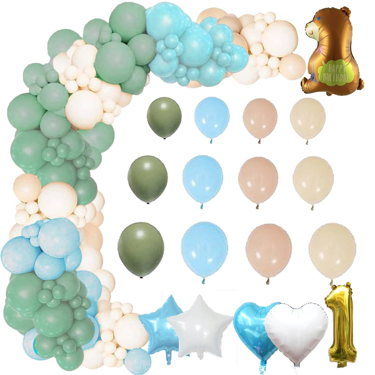 Camping First Birthday Party Decorations for Kids