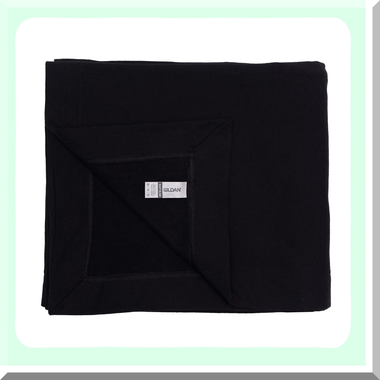 Ultimate Cozy Heavy Blend Fleece Blanket - Black, 50" x 60""