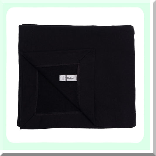Ultimate Cozy Heavy Blend Fleece Blanket - Black, 50" x 60""