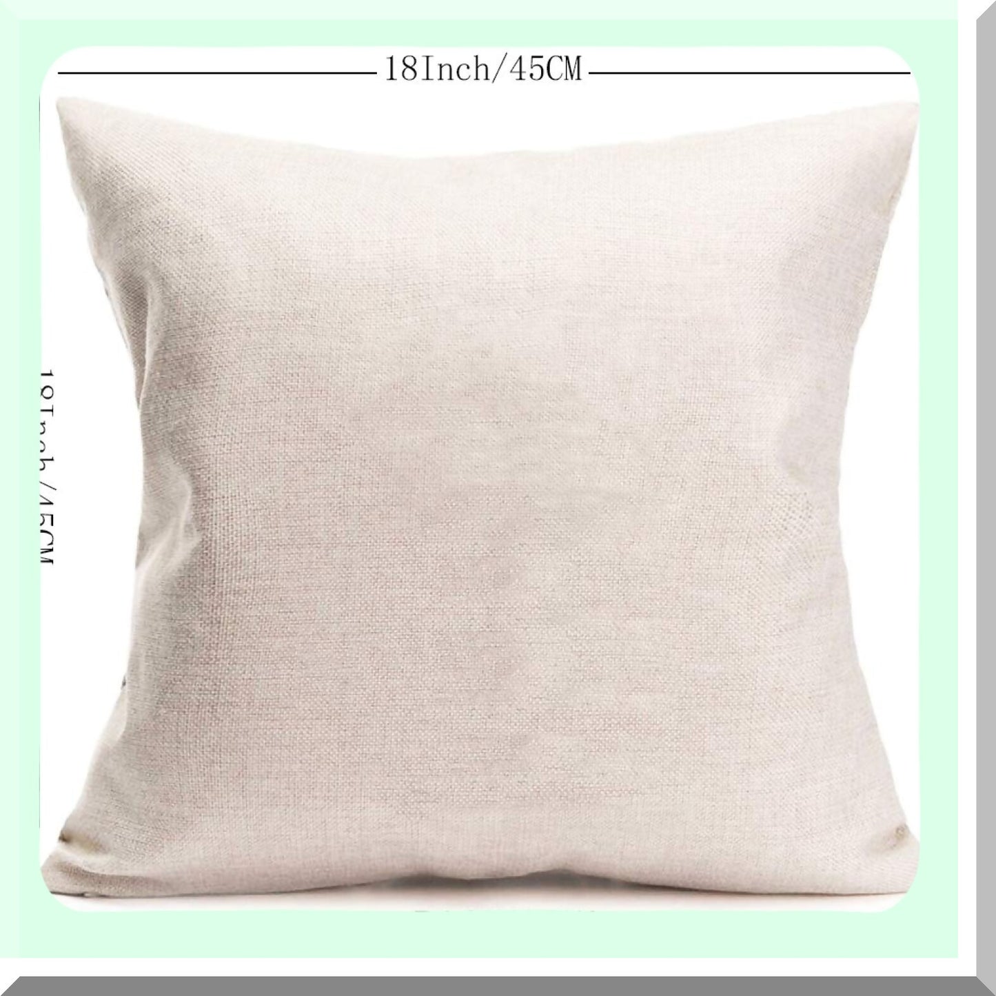 Bohemia Buddha Vintage Flower Pillow Covers - Set of 4 Sakyamuni Pattern 18x18 Inch Cushion Cover for Chair Couch - Cotton Linen Portrait Cases