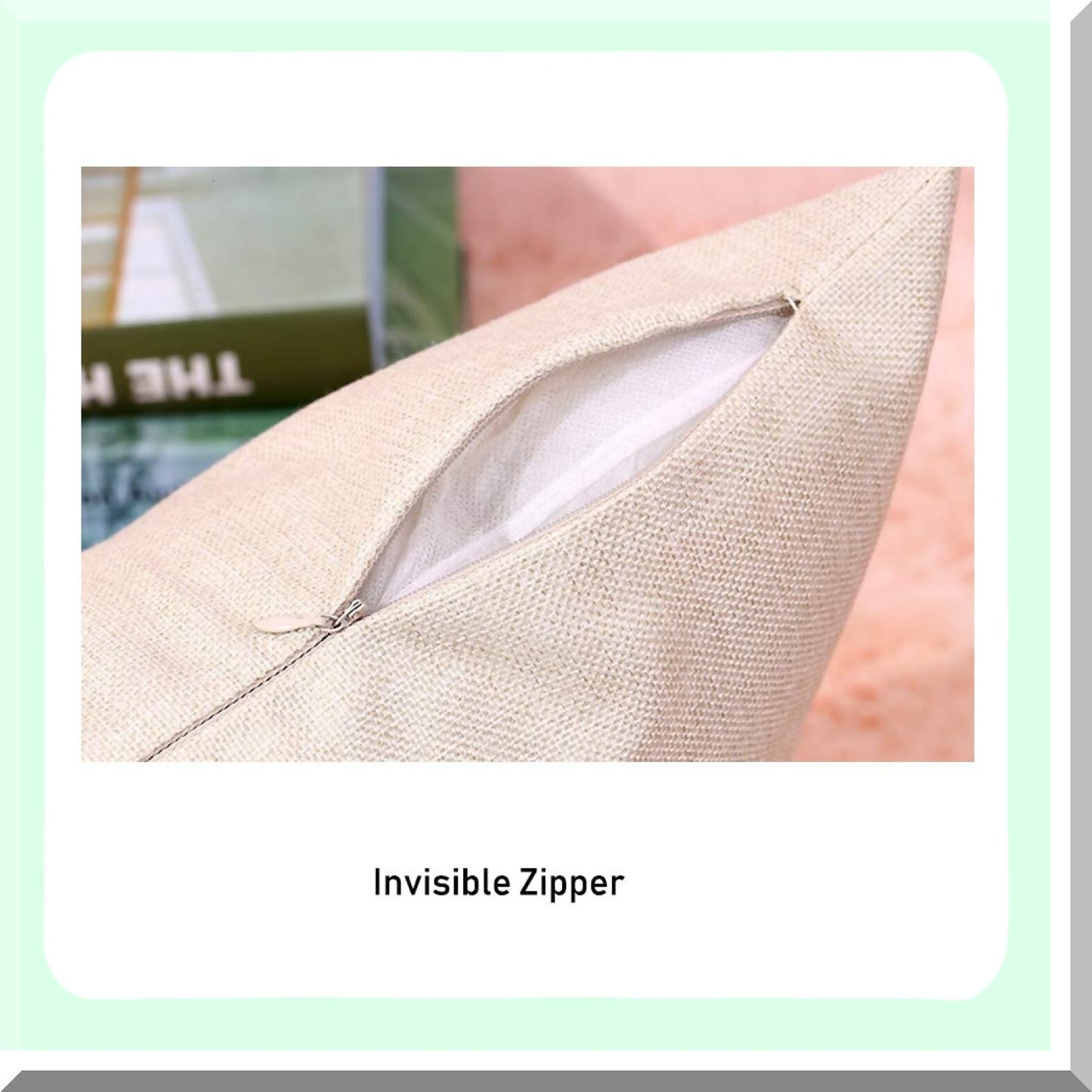 Bohemia Buddha Vintage Flower Pillow Covers - Set of 4 Sakyamuni Pattern 18x18 Inch Cushion Cover for Chair Couch - Cotton Linen Portrait Cases