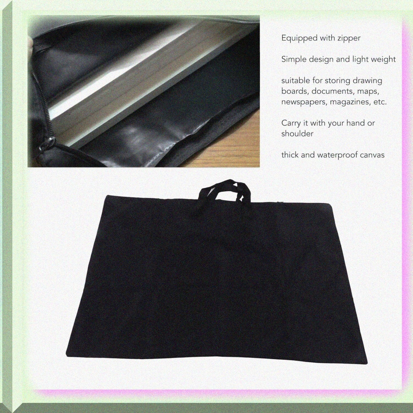 Waterproof Art Portfolio Bag 38x26