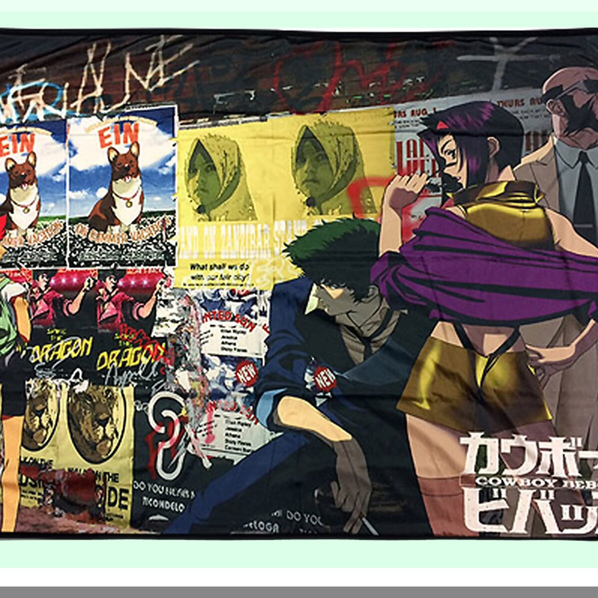 Galactic Bounty Hunter Sublimation Throw Blanket