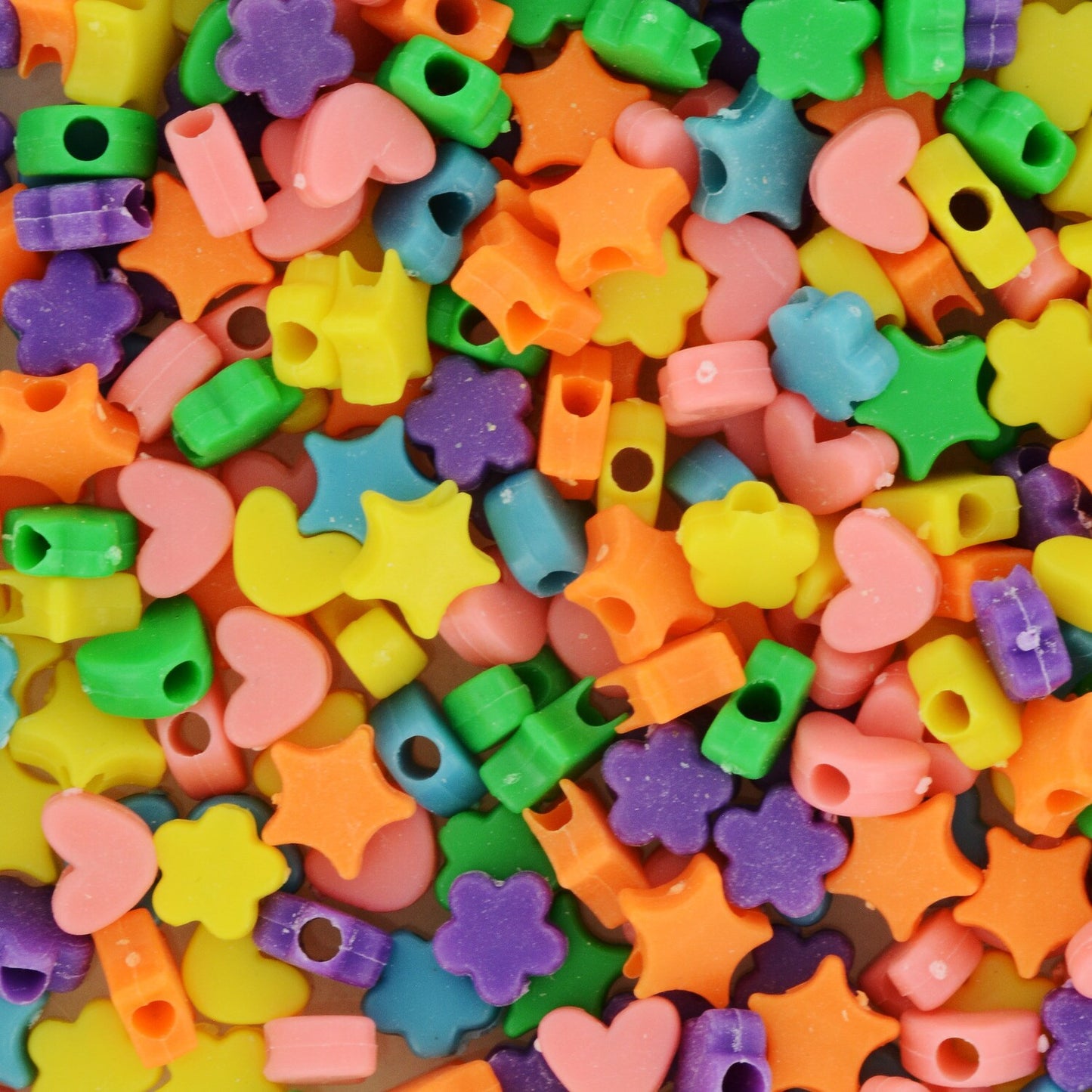 Crafter's Square Multicolored Shaped Craft Beads, 360-ct. Bags (Pack of 4)