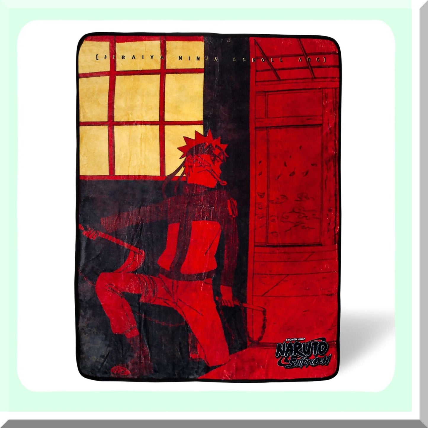 Shinobi Comfort: Naruto Ninja Fleece Throw Blanket 45x60 Inches