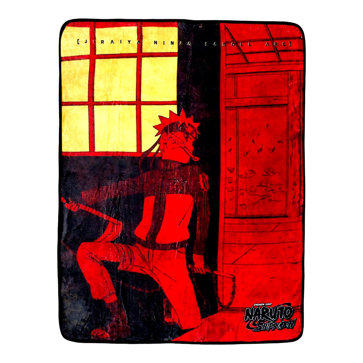Shinobi Comfort: Naruto Ninja Fleece Throw Blanket 45x60 Inches