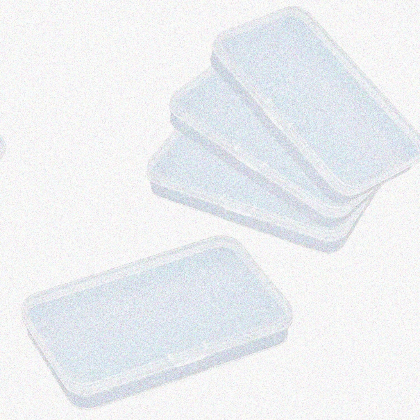 Clear Polypropylene Mini Storage Containers Pack of 4