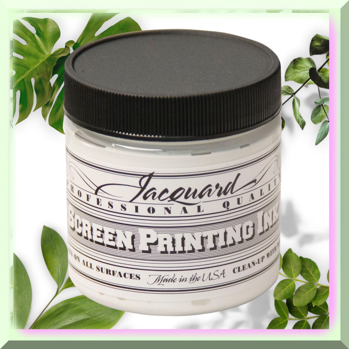 AquaPrint Pro White Water-Soluble Screen Print Ink 4oz