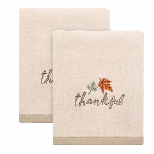 Set of 2 Cotton Hand Towels 16x30