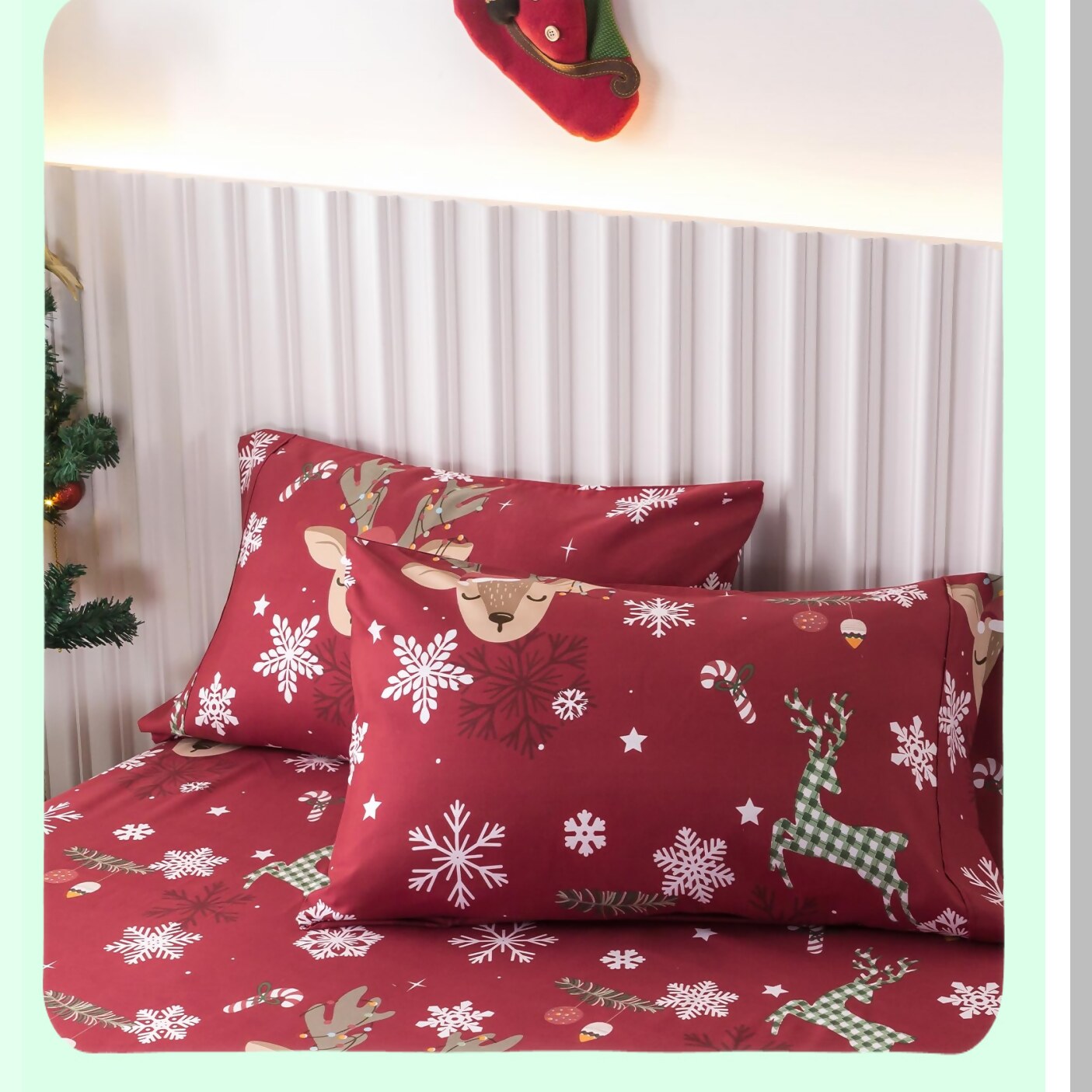 Cooling Floral Full Sheet Set - Breathable 4 Piece Deep Pocket Patterned Sheets - Full Size Bedding Set with Deep Pockets