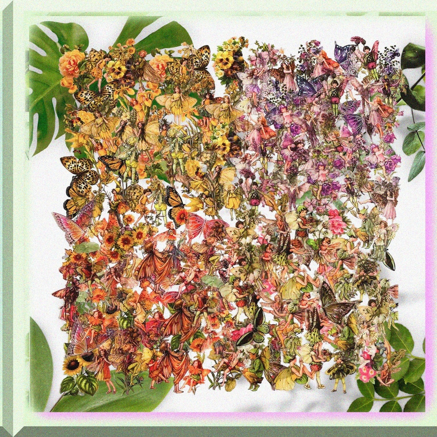 Vintage Fairy Stickers 180Pcs for Journaling and Scrapbooks