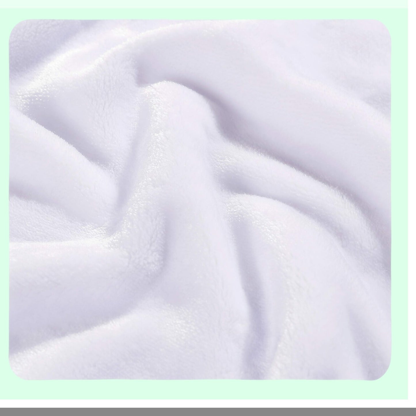 CozyDream Ultra Soft Twin Blanket - Plush Fleece Bedding for Warm Home Decor in White