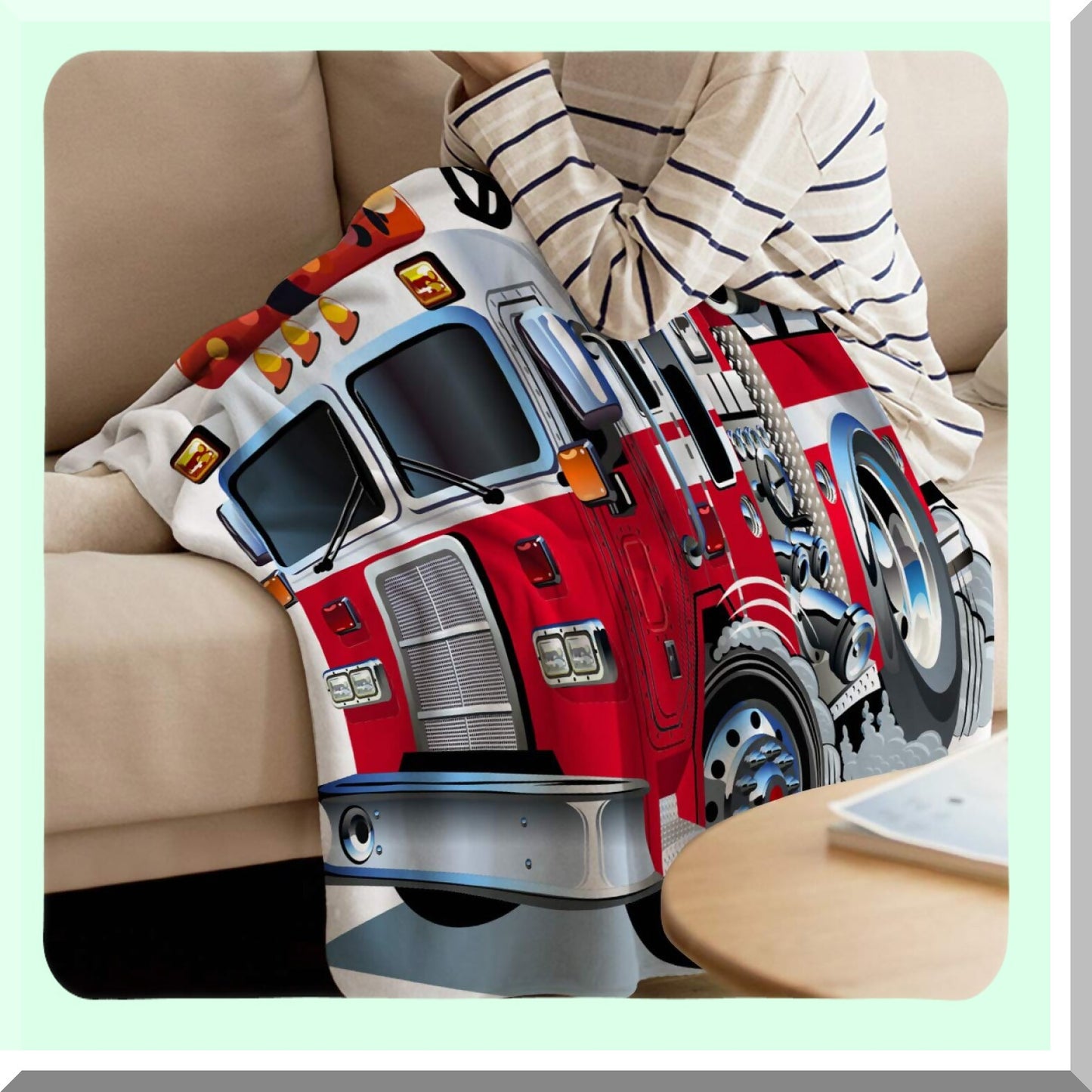 UltraSoft Twin Fleece Blanket - Lightweight, Warm, and Luxurious Cartoon Print for All Seasons - Perfect for Bed, Couch, or Sofa - 39x49 Inch