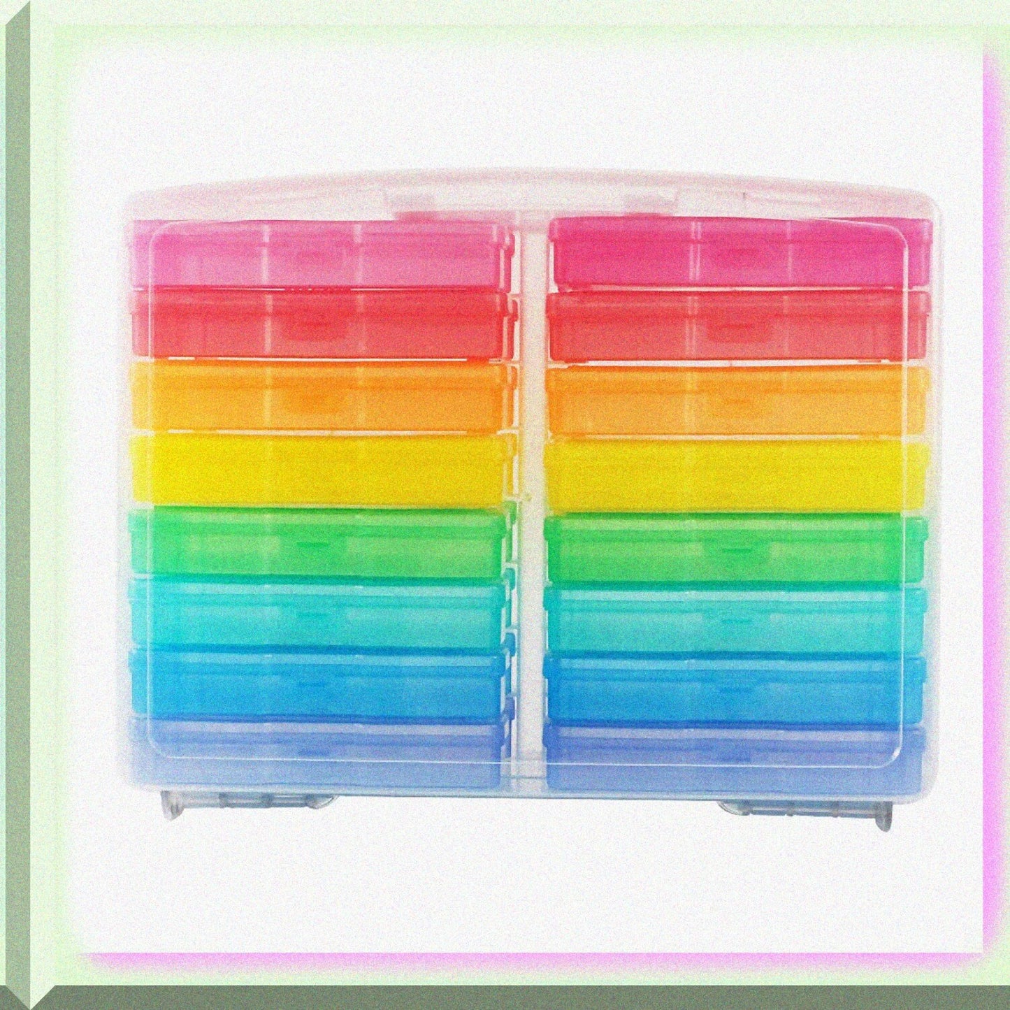 Parent 4" x 6" Photo Cases and Clear Keeper with Handle, 16 Inner Cases